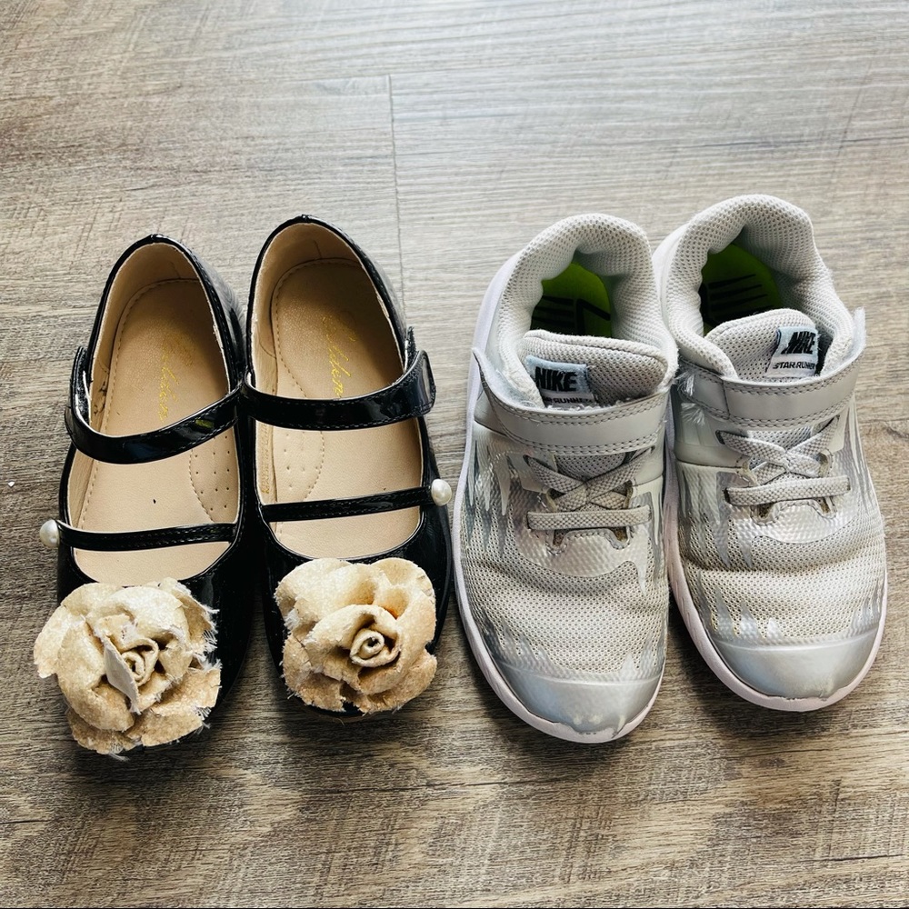 Nike Girl Sneaker& Korean Dress Flats.10